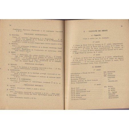 Livret de l'étudiant de l'Université de Strasbourg 1848 - enseignement universitaire, pédagogie, amicales scolaires, Alsace