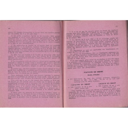Livret de l'étudiant de l'Université de Strasbourg 1848 - enseignement universitaire, pédagogie, amicales scolaires, Alsace