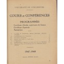 Livret de l'étudiant de l'Université de Strasbourg 1848 - enseignement universitaire, pédagogie, amicales scolaires, Alsace
