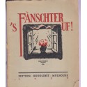 'S Fanschter uf ! Ouvrez la fenêtre ! Victor Schmidt, Quodlibet, 1939 - poète alsacien, livre numéroté, dialecte alsacien