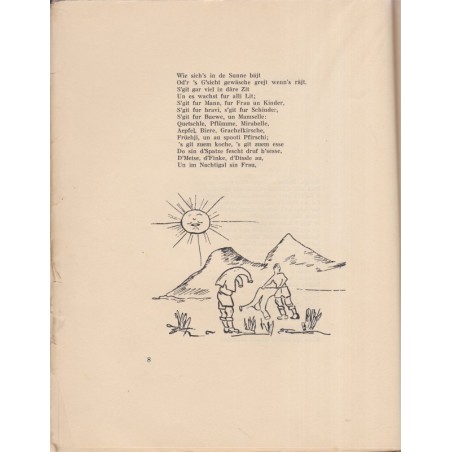 Zig-zag, elsässischi Gedichtle vom Charlot Beyer, 1931 - poète alsacien, dialecte alsacien