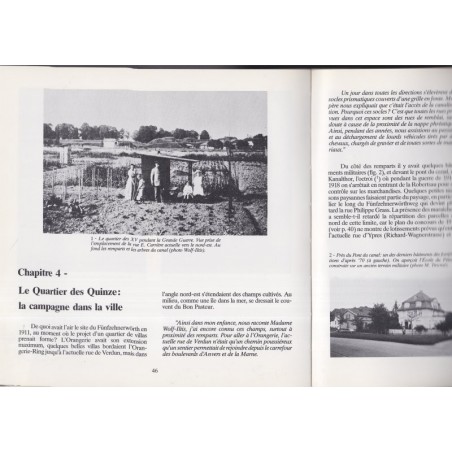 Le Quartier des XV et l'Orangerie, Strasbourg, Trocmé, aspects des faubourgs, 1985 - Alsace