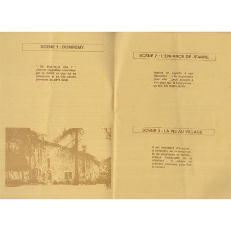 Domrémy la Pucelle, 11 mai 1991, 1931 Jeanne en procès, spectacle - Vosges,