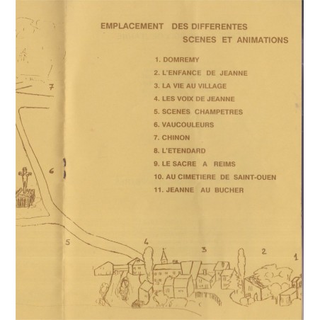 Domrémy la Pucelle, 11 mai 1991, 1931 Jeanne en procès, spectacle - Vosges,