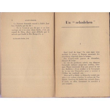 Un "schadchen", Blanche Jacob, 1930 - roman, auteurs alsaciens, yddish alsacien