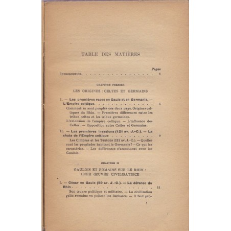 Le Rhin et la France, Aulneau, 1921 - histoire politique et économique, Alsace, Allemagne