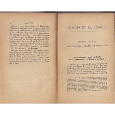 Le Rhin et la France, Aulneau, 1921 - histoire politique et économique, Alsace, Allemagne