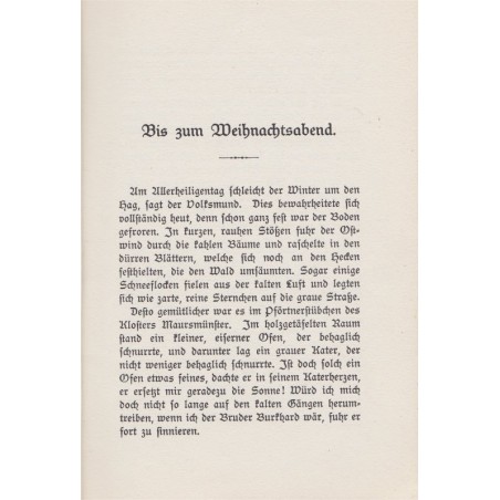 Bis zum Weihnachtsabend, Erzählung von Marie Gerst, 1934 - Noël, religion, alsatiques