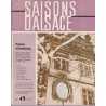 Saisons d'Alsace n°45, Pasteur à Strasbourg, 1973 - revue, universités, sciences, alsatiques