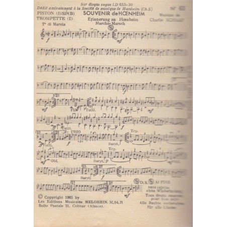 Au rythme populaire, im Volksrhythmus, Fernand Erbsland, 1965 - partitions musique alsacienne, follklore alsacien