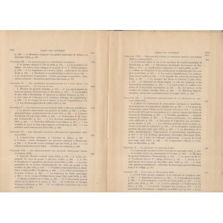 L'opposition politique à Strasbourg sous la Monarchie de Juillet, Félix Ponteil, 1932 - Louis Philippe, Alsace, politique,