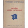 Rassemblement du Peuple Français R.P.F. Premières assises nationales, 1948 - parti politique, gaullisme, numéroté