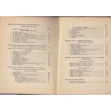 Rassemblement du Peuple Français R.P.F. Premières assises nationales, 1948 - parti politique, gaullisme, numéroté