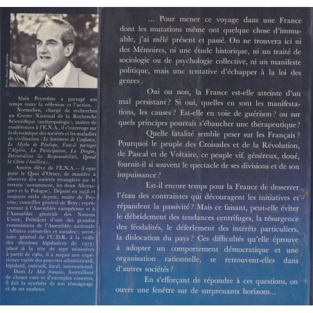 Le mal français, Alain Peyrefitte, 1976 - essai politique, société française XXe siècle