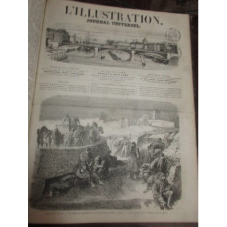 Journal L'Illustration, année complète 1862/1863 - revues historiques, journaux XIXe siècle