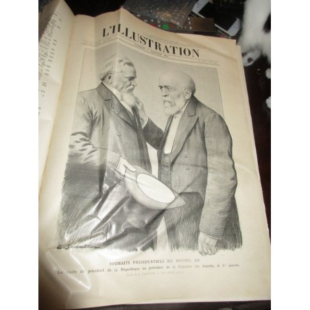Journal L'Illustration année complète 1911, volume relié - revues historiques, journaux