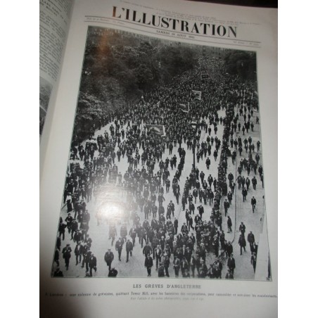 Journal L'Illustration année complète 1911, volume relié - revues historiques, journaux