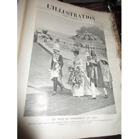 Journal L'Illustration année complète 1911, volume relié - revues historiques, journaux