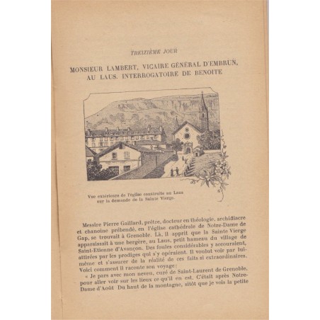 Mois de Marie de Notre-Dame du Laus, Ricard, 1927, Hautes-Alpes