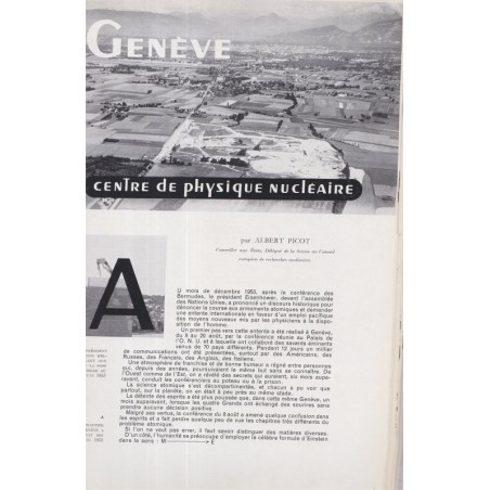 La Revue Française de l'élite européenne, N°73 novembre 1955, spécial Suisse - Art