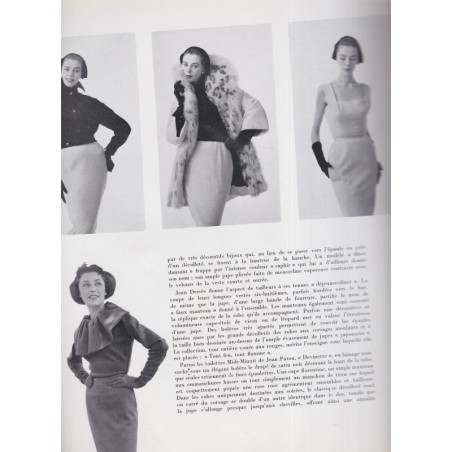La Revue Française de l'élite européenne, N°61 octobre 1954 - animaux, automobiles Fiat, voitures de sport 1950