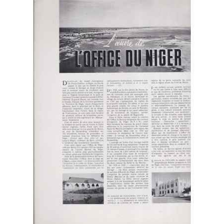 La Revue Française de l'élite européenne, spécial Afrique Occidentale Française, N°68 mai 1955 - Afrique,