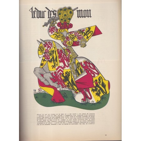 La Revue Française de l'élite européenne, N°63 décembre 1954, spécial Israël - héraldique, peintres XVIe siècle