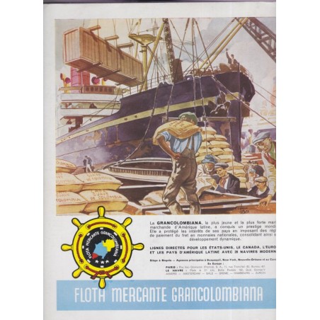 La Revue Française de l'élite européenne, N°58 juillet 1954, spécial Colombie - numismatique