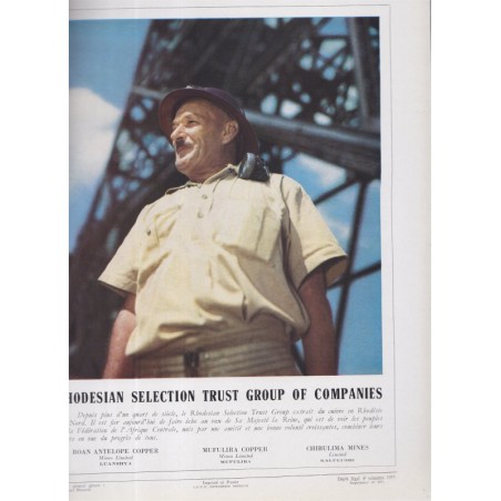 La Revue Française de l'élite européenne, N°74 décembre 1955, spécial Rhodésie - Jura