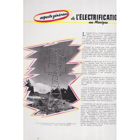 spécial Mexique, industries mexicaines, Aztèques, peinture monumentale, La Revue Française de l'élite européenne, N°72 sep 1955