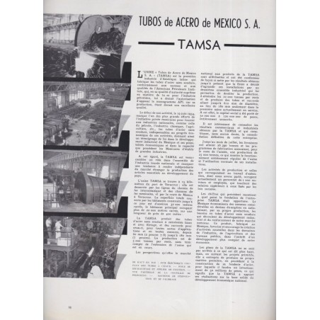 spécial Mexique, industries mexicaines, Aztèques, peinture monumentale, La Revue Française de l'élite européenne, N°72 sep 1955