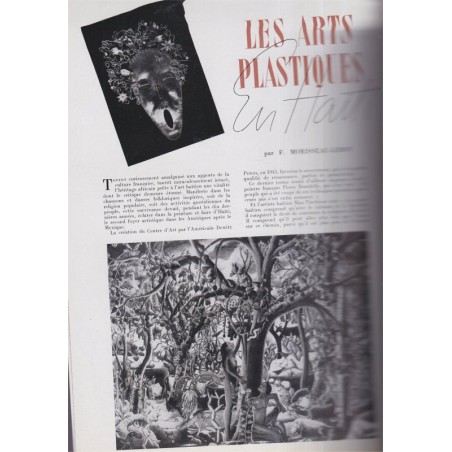 spécial Québec, Haïti, automates robots 1950, fanfares chasse, bagages, La Revue Française de l'élite européenne, N°59 1954