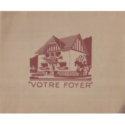 Votre foyer, entreprise de constructions, Alphonse Humbert, 1939 - catalogue publicitaire, style maisons 1940, architecture
