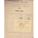 Votre foyer, entreprise de constructions, Alphonse Humbert, 1939 - catalogue publicitaire, style maisons 1940, architecture