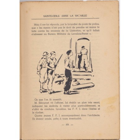 Sainte Odile à Paris, 1945, Pierre l'Hermite - couvent de Sainte-Odile, 2e guerre mondiale,