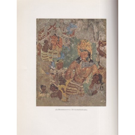 Peintures murales Art hindou, écrit en langue hindi, 1900 - Indes, bouddhisme, peintres, édition rare