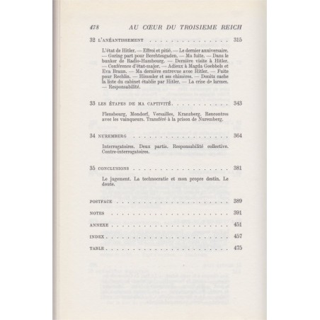 Au coeur du Troisième Reich, T2, Albert Seer, 1974 - 2e guerre mondiale, collections