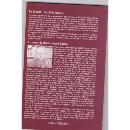 Le tzitzith, un fil de lumière, 1984, Ahyeh Kaplan, Judaïsme
