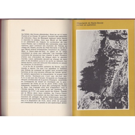 Histoire secrète des maquis en France, T1, Bernard Michal, 1971 - 2e guerre mondiale, livre de collection