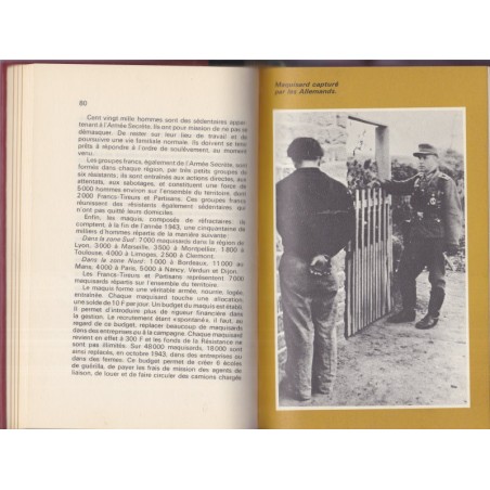 Histoire secrète des maquis en France, T1, Bernard Michal, 1971 - 2e guerre mondiale, livre de collection