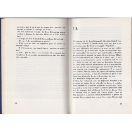 Le dossier 1939-1945, Rudolf Hess, Bauwens, 1968 - 2e guerre mondiale, biographies, livres de collection