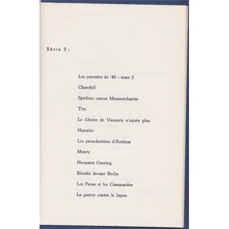 Le dossier 1939-1945, Roosevelt, Bauwens, 1968 - 2e guerre mondiale, biographies, livres de collection Eur-Edit