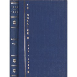 Le dossier 1939-1945, Roosevelt, Bauwens, 1968 - 2e guerre mondiale, biographies, livres de collection Eur-Edit