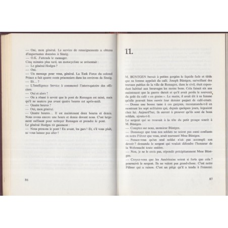 L'histoire de la guerre dossier 1939-1945, le pont de Remagen, 1970 - 2e guerre mondiale, livres de collection