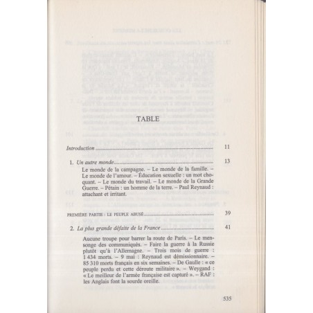 Pour en finir avec Vichy, T1, Henri Amouroux, 1997 - Pétain, 2e guerre mondiale
