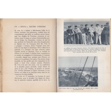 Orion, navire corsaire, Ehrlich et Weyher, 1954 - 2e guerre mondiale, marine, bateau de guerre