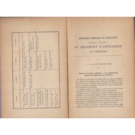 De Verdun à Ludwigshafen avec les 61e et 235e régiments d'artillerie, Leroy, 1919 - guerre 1914-1918, armée