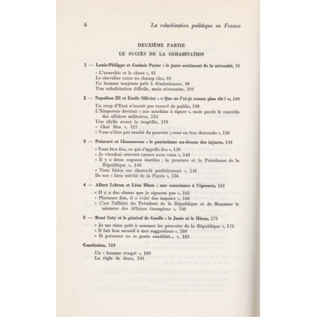 La cohabitation politique en France, Daniel Amson, 1985 - politique, droit constitutionnel