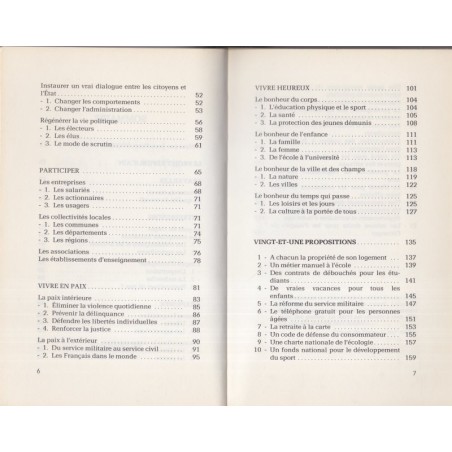 Le projet républicain, programme du Parti Républicain, 1978 -  politique Droite