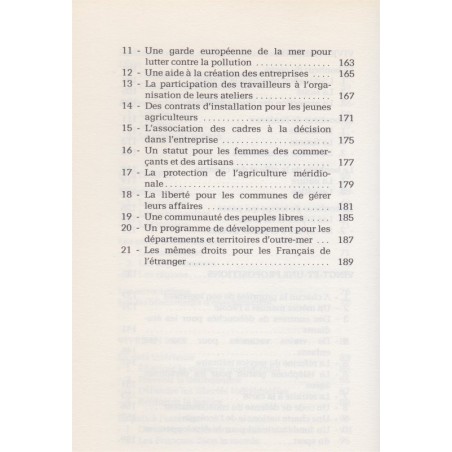 Le projet républicain, programme du Parti Républicain, 1978 -  politique Droite